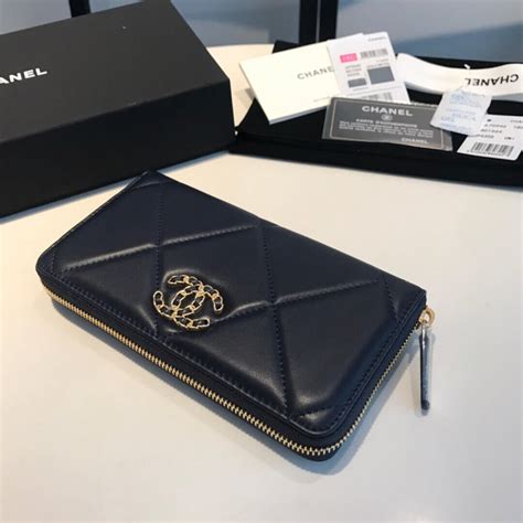 chanel cc long wallet|chanel zipped wallet.